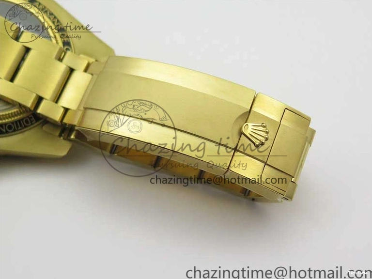 MiroTime 0214 Popular Andrea Pirlo Project Skeleton Submariner YG VRF Best Edition on YG Bracelet SA 2981